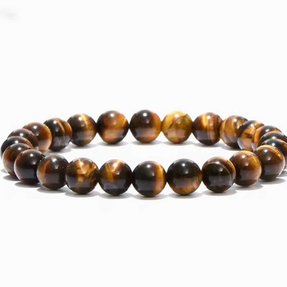 Beautiful Tiger Eye Crystal Beaded Bracelet